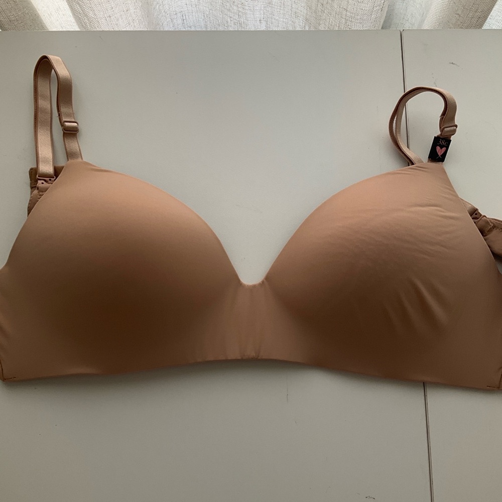 Victoria's Secret NWT Blush 38C T Shirt Lightly Lined Wireless Bra - Picture 8 of 8